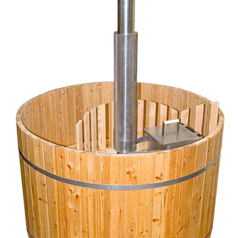 Ciubăr din lemn cu sobă de internă 6-8 Persoane